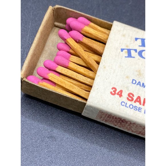 Vintage Three Torches Damp Proof Matches Matchbox - Picture 10 of 12